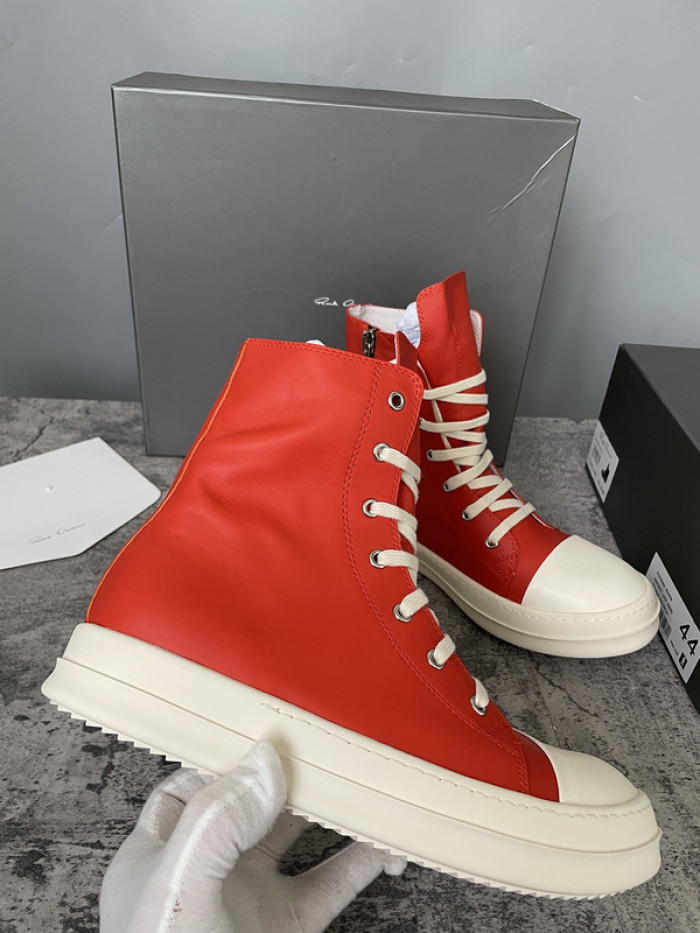 RICK OWENS SNEAKERS COPSHOE OR-high top 04