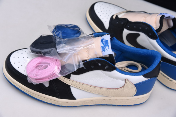 TRAVIS SCOTT X FRAGMENT X AIR JORDAN 1 LOF OG DM7866-140