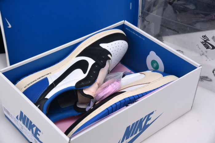 TRAVIS SCOTT X FRAGMENT X AIR JORDAN 1 LOF OG DM7866-140
