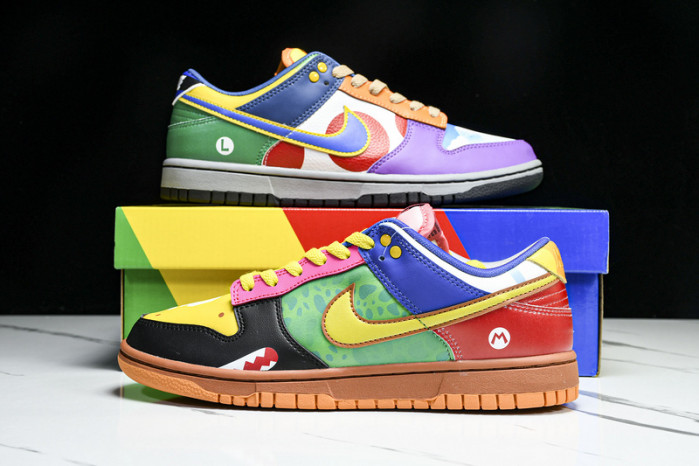 Nike Dunk Low Mario Kart Custom  DH0952-102