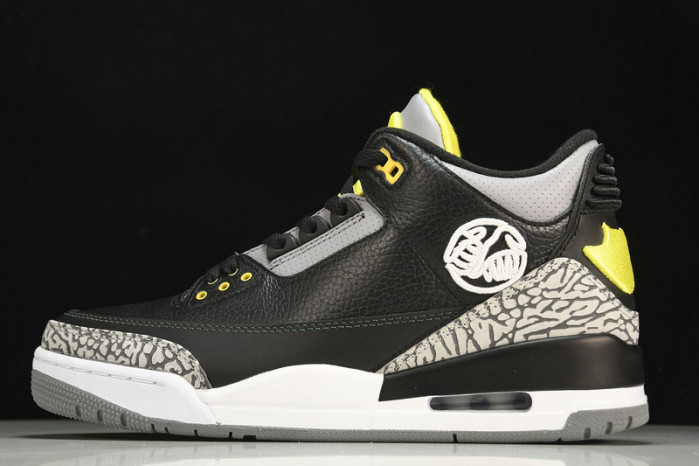 Jordan 3 Retro Oregon Ducks Pit Crew Black  HO11-MNJDLS-5