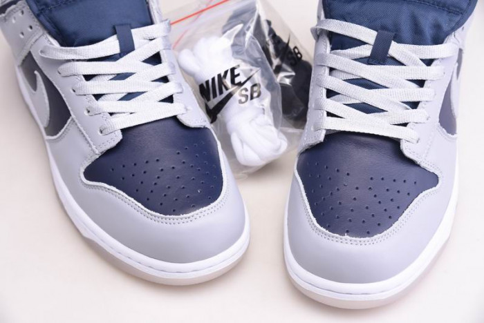 NIKE SB DUNK LOF GREY DARK BLUE DD1768-400