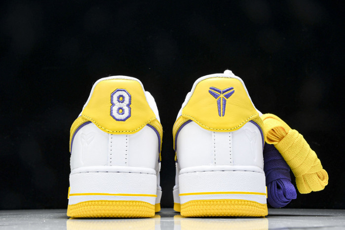 Nike Air Force 1 Low Retro QS Kobe Bryant Lakers Home  FZ1151-100