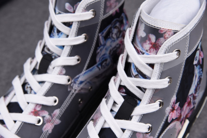 D1R* B23 OBLIQUE HIGH TOP SNEAKERS  KICKZE DR-4