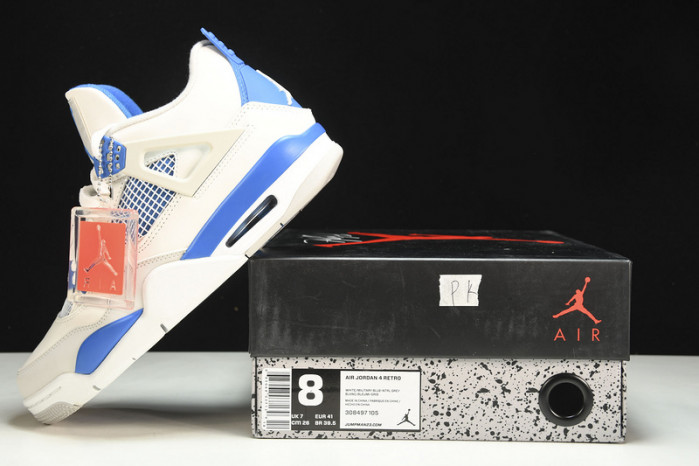 AIR JORDAN 4 RETRO MILITARY BLUE (2012) 308497-105