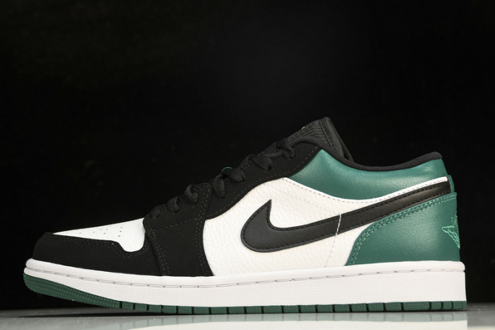 Jordan 1 Low White Black Mystic Green  553558-113