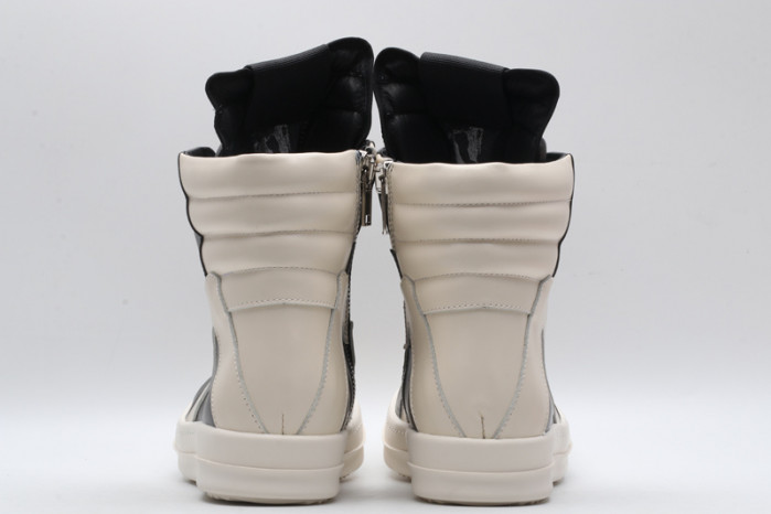 RICK OWENS SNEAKERS  SLIVER GRAY COPSHOE OR-101