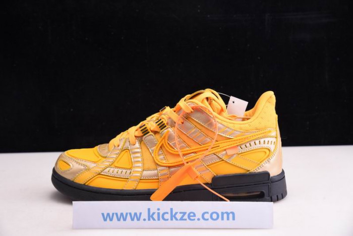 OF x Nike Air Rubber Dunk “University Gold”  CU6015-700