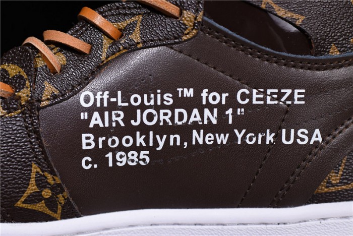 OF x Air Jordan 1 Customs MENS AQ0818-202