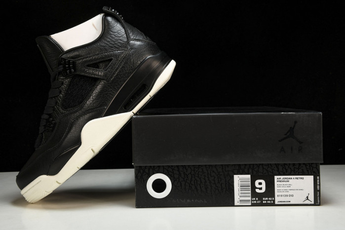 Jordan 4 Retro Pony Hair Black  819139-010