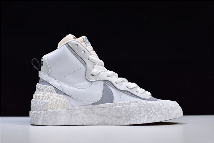 Sacai x Nike Blazer High Black White Release Date BV0072-100