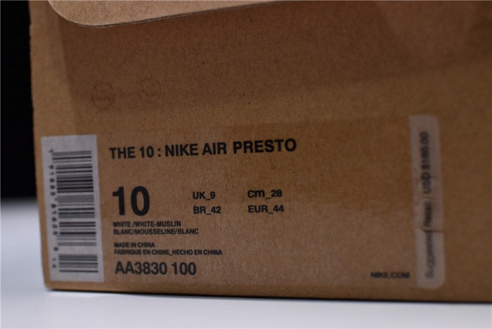 OF X Air Presto 2.0 AA3830-100