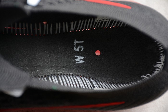 NikeLab Air VaporMax Flyknit Black/Big Red womens AA3859-016