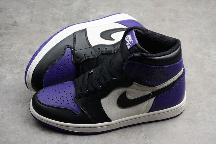 Air Jordan 1 Retro "court Purple" - Air Jordan - 555088 501