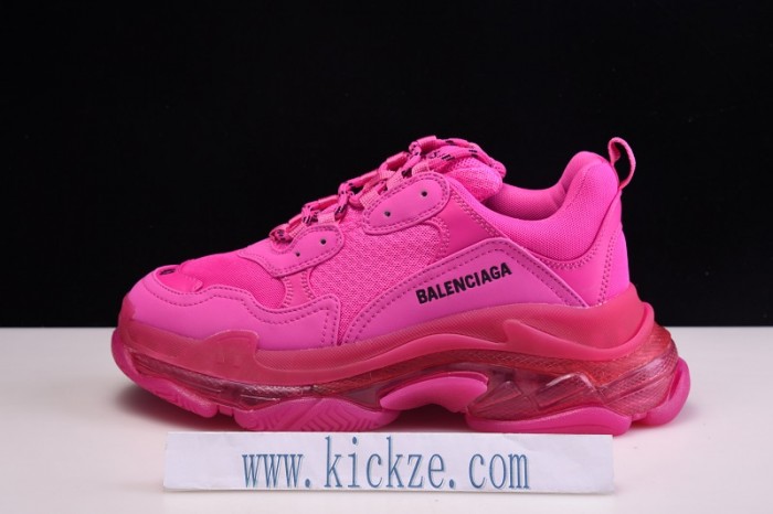 BL TRIPLE S TRAINERS CLEAR SOLE BLUE ADN RED 541624  W09O1 2132