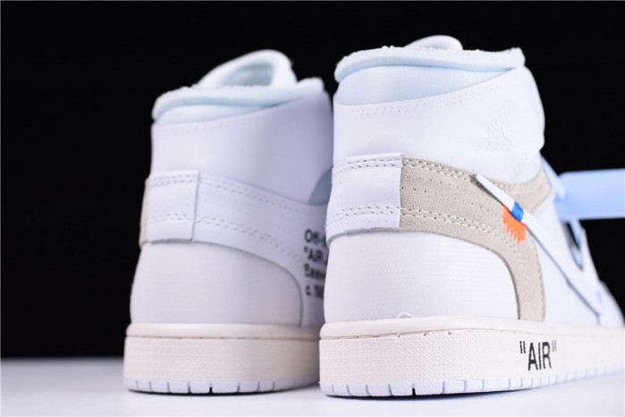 OF Air Jordan 1 Retro High White AQ0818-100