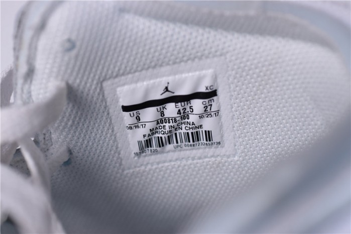 OF Air Jordan 1 Retro High White AQ0818-100