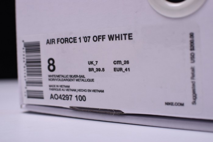 OF Nike Air Force 1 Low ComplexCon White AO4297-100